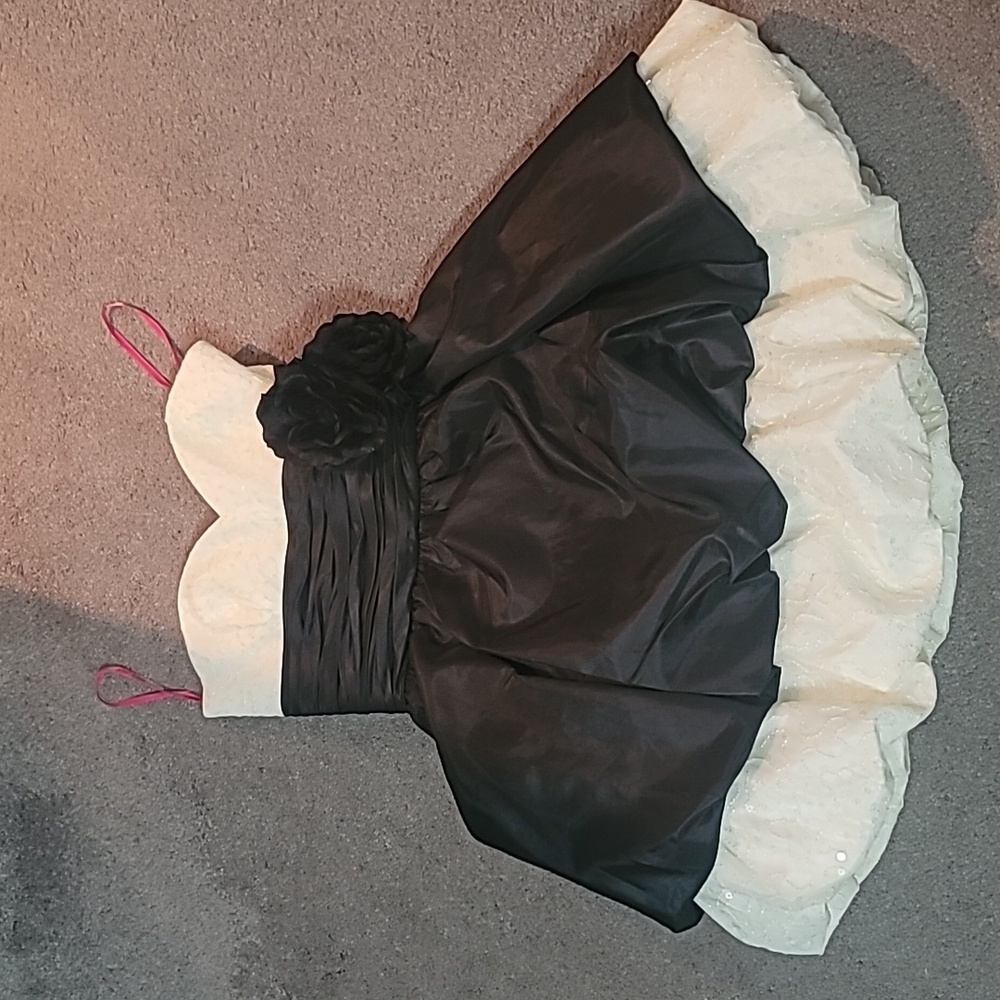 Betsey Johnson Elegant Black and White Home-Coming Dress